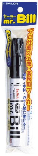 Sailor Fountain Pen Industrial Marker Mr. Bill Black Edition 29-0602-020-Kiichin - The #1 Place for Japanese Goods in Your Hand!