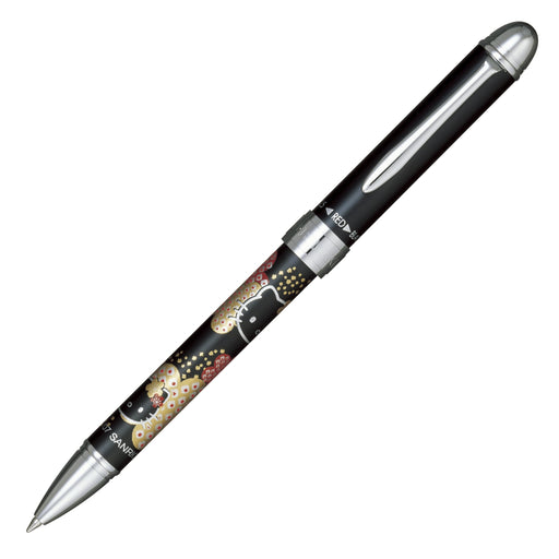 Sailor Fountain Pen Multifunctional Elegant Makie Hello Kitty 2 Colors Black Flower P0160335220-Kiichin - The #1 Place for Japanese Goods in Your Hand!