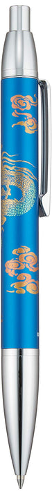 Sailor Fountain Pen - Graceful Makie Four Gods Seiryu Blue Oil-Based Ballpoint 16-0376-240-Kiichin - The #1 Place for Japanese Goods in Your Hand!