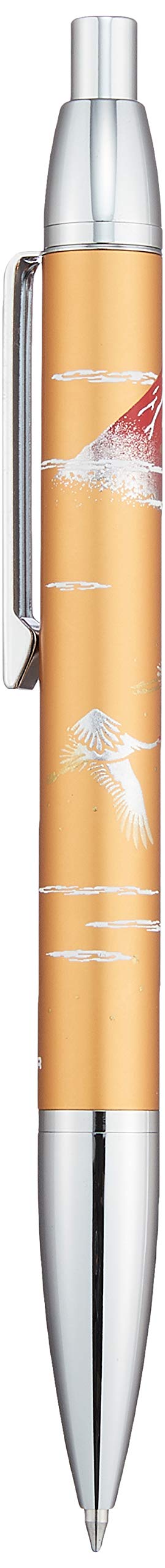 Sailor Fountain Pen Gold 16-0368-279 with Graceful Makie Mt.Fuji and Crane Design Oil-Based Ballpoint-Kiichin - The #1 Place for Japanese Goods in Your Hand!