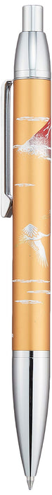 Sailor Fountain Pen Gold 16-0368-279 with Graceful Makie Mt.Fuji and Crane Design Oil-Based Ballpoint-Kiichin - The #1 Place for Japanese Goods in Your Hand!