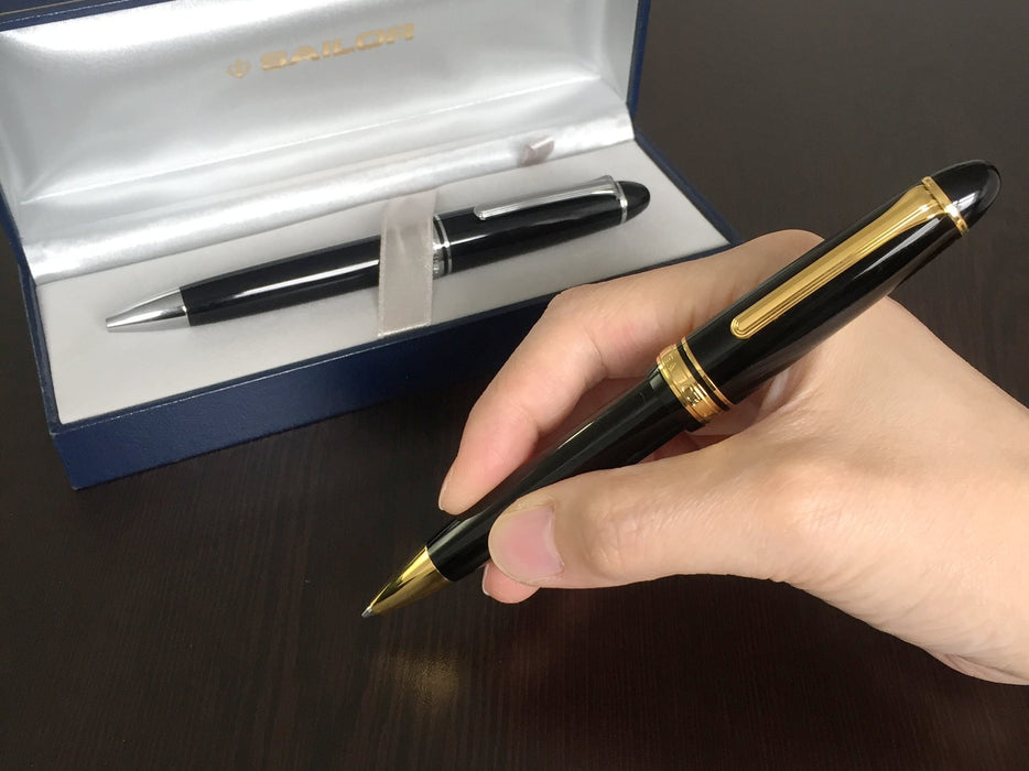 Sailor Fountain Pen Profit 21 Silver Black Oil-Based Ballpoint - Model 16-1010-620-Kiichin - The #1 Place for Japanese Goods in Your Hand!