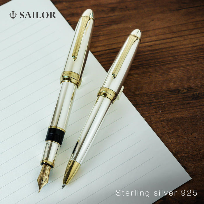 Sailor Fountain Pen Profit 21 0.7Mm Oil-Based Ballpoint Sterling Silver 925-Kiichin - The #1 Place for Japanese Goods in Your Hand!