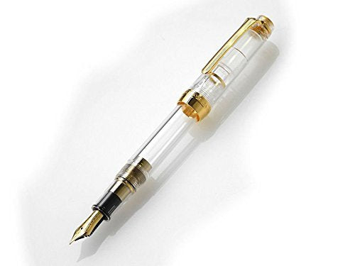 Sailor Fountain Pen Professional Gear Slim Medium Point Gold Transparent 11-9096-400-Kiichin - The #1 Place for Japanese Goods in Your Hand!