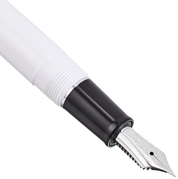 Sailor Professional Gear Slim Silver White Extra Fine Fountain Pen 11-1222-110-Kiichin - The #1 Place for Japanese Goods in Your Hand!