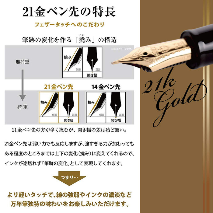 Sailor Fountain Pen Profit 21 Extra Fine Black Ink Model 11-2021-120-Kiichin - The #1 Place for Japanese Goods in Your Hand!