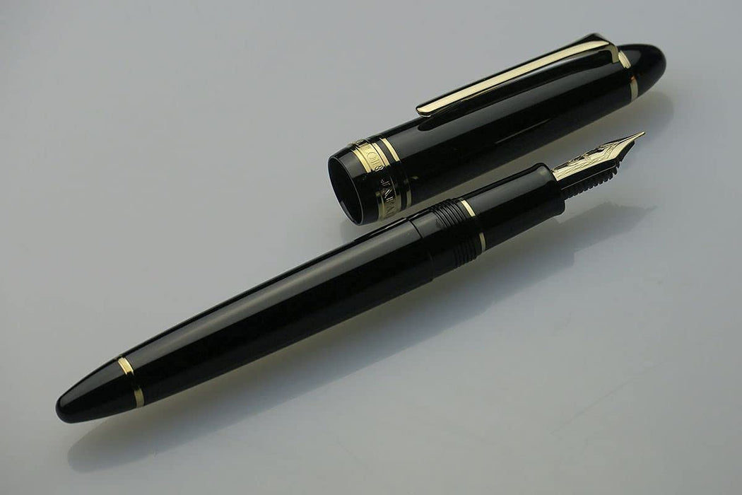 Sailor Fountain Pen Profit Casual Black with Gold Trim Zoom Nib 11-0570-720-Kiichin - The #1 Place for Japanese Goods in Your Hand!