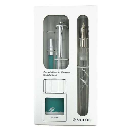 Sailor Fountain Pen Profit Junior Crawl 10Minamo Bottle Ink Set-Kiichin - The #1 Place for Japanese Goods in Your Hand!