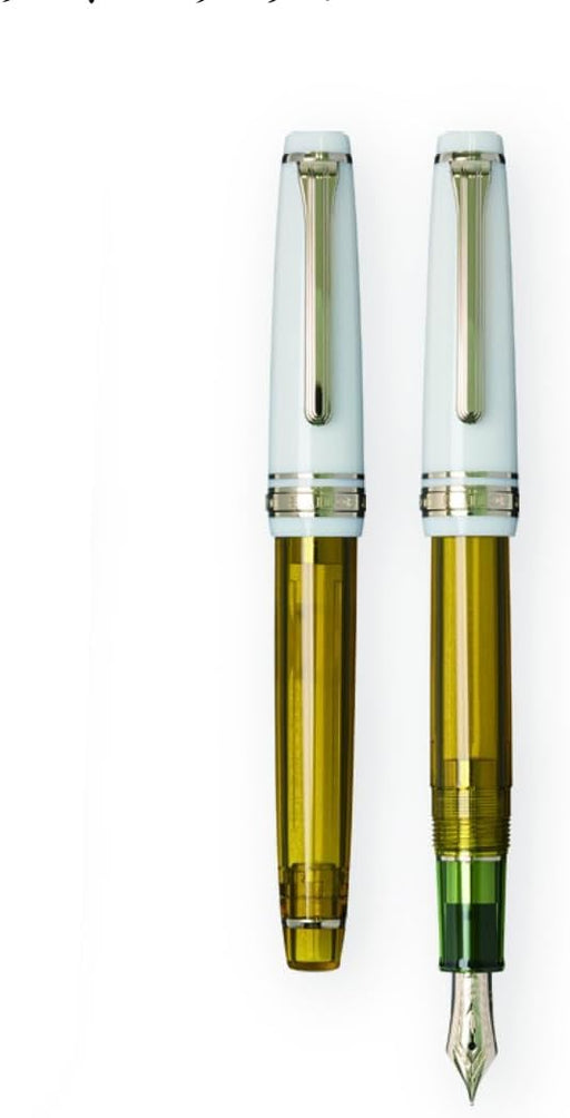 Sailor Fountain Pen Moroccan Mint Tea Slim Design MF Nib - Refreshing Mint & Sugar-Kiichin - The #1 Place for Japanese Goods in Your Hand!