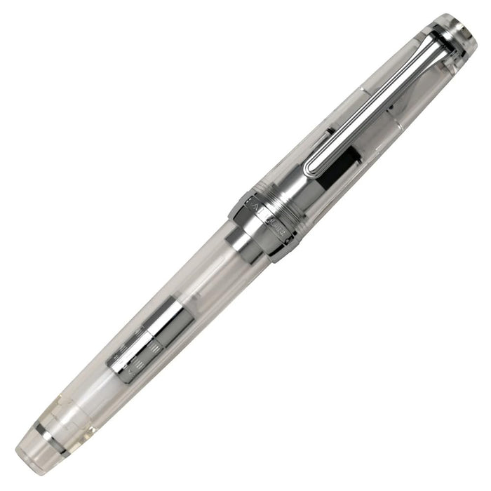 Sailor Fountain Pen Professional Gear Slim Silver Zoom Demonstrator Pen