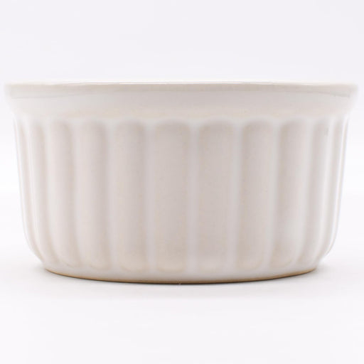 Santo Banko Ware Oven-Safe Souffle Cocotte Small White 9cm Diameter-Kiichin - The #1 Place for Japanese Goods in Your Hand!