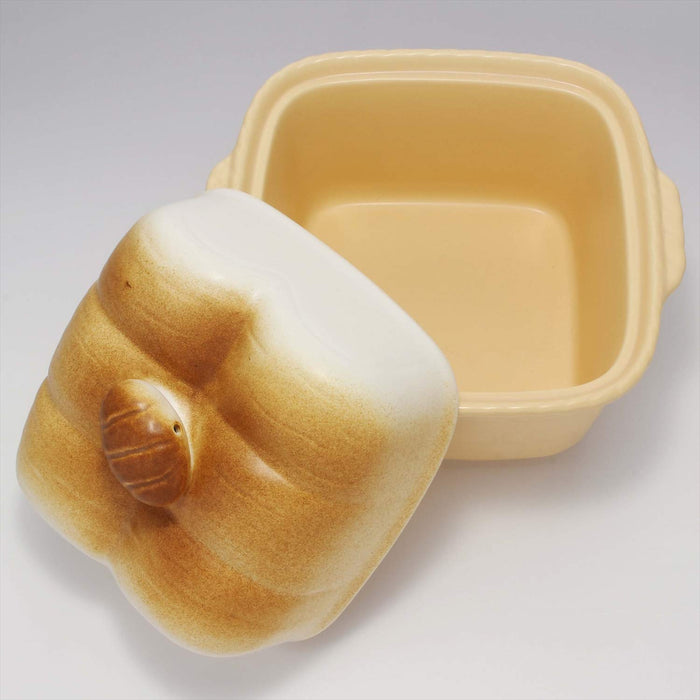 Santo Bread Baking Mold 20.5Cm Brown Banko Ware & Storage Container-Kiichin - The #1 Place for Japanese Goods in Your Hand!