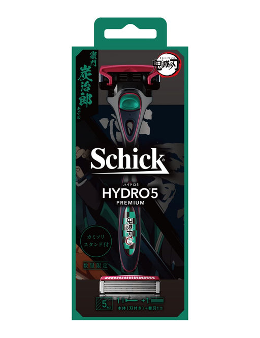 Schick Hydro 5 Premium Razor & Stand Demon Slayer Tanjiro Kamado Model with Extra Blade-Kiichin - The #1 Place for Japanese Goods in Your Hand!