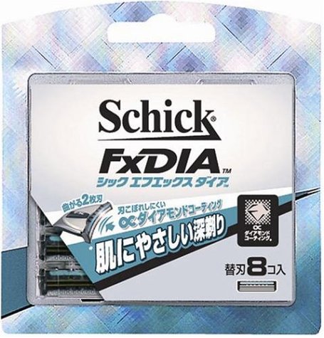 Schick FX Diamond 8-Piece Replacement Blade Set-Kiichin - The #1 Place for Japanese Goods in Your Hand!