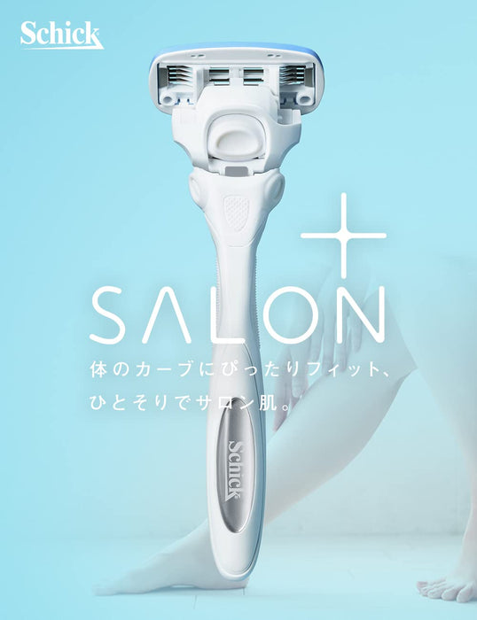 Schick Hydrosilk Salon Plus Women's White Razor with 3 Replacement Blades-Kiichin - The #1 Place for Japanese Goods in Your Hand!