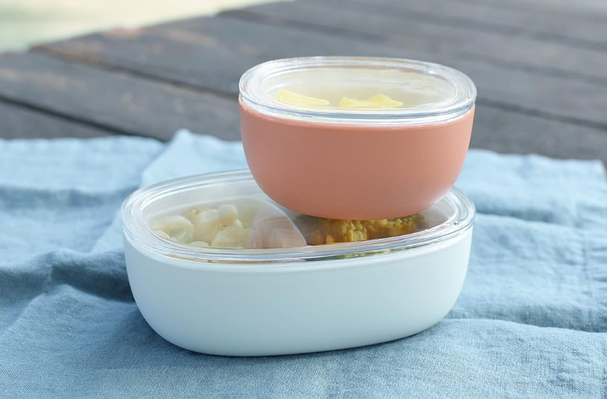 KINTO   Bonbo Snack Bowl 150ml Orange Kids Baby Dishwasher Safe Gift 26444