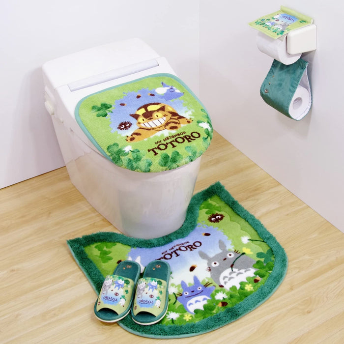 Senko My Neighbor Totoro Green Toilet Mat 58x60cm Antibacterial Deodorizing-Kiichin - The #1 Place for Japanese Goods in Your Hand!