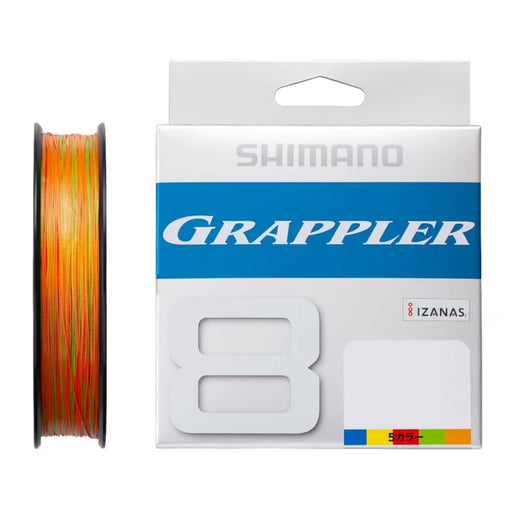 Shimano Grappler 8 Pe 200M 1.5 Line 5 Color Segments 10M Each-Kiichin - The #1 Place for Japanese Goods in Your Hand!