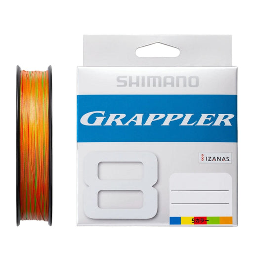 Shimano Grappler 8 PE Line 300M 1.2 Strength - 5 Color Segments-Kiichin - The #1 Place for Japanese Goods in Your Hand!