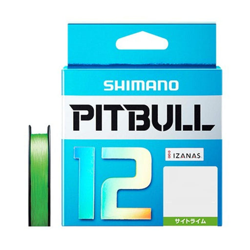 Shimano Pitbull 12-Strand 200M Sight Lime Pe Line 0.6 13.9Lb Braid-Kiichin - The #1 Place for Japanese Goods in Your Hand!