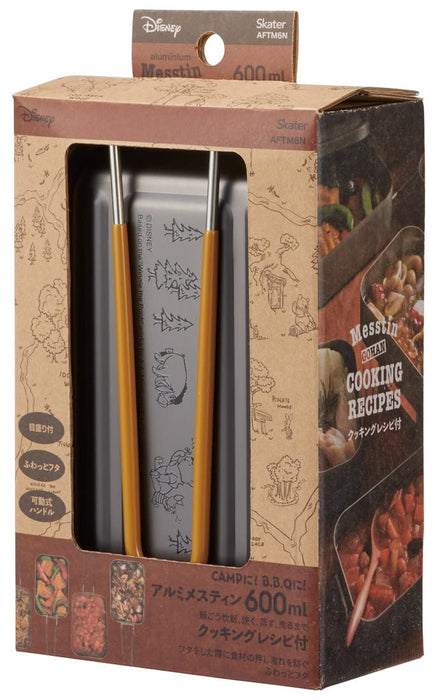 Skater Aluminum Messtin 600ml Outdoor Mess Box Winnie the Pooh Design
