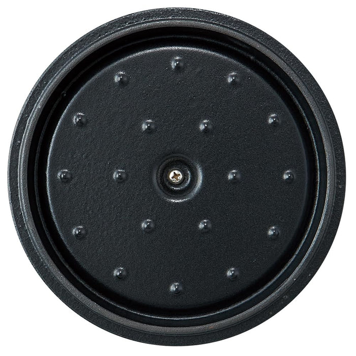 Skater Pumpkin Yellow 16cm Enameled Iron Double Handle Cocotte Pot IH Compatible