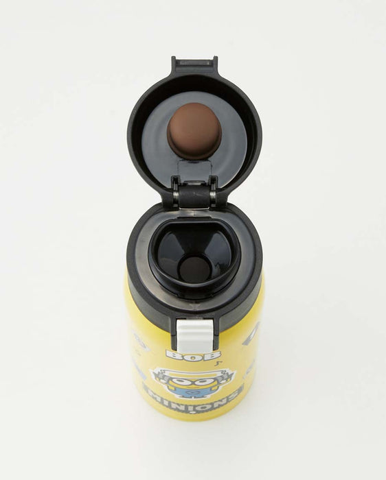 Skater 350Ml Stainless Steel Mug Bottle Minions Design One-Touch Open