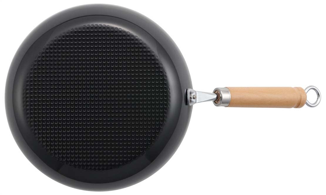 Skater Iron Embossed Frying Pan 24Cm Hello Kitty Sanrio Japan Made IRFP24-A