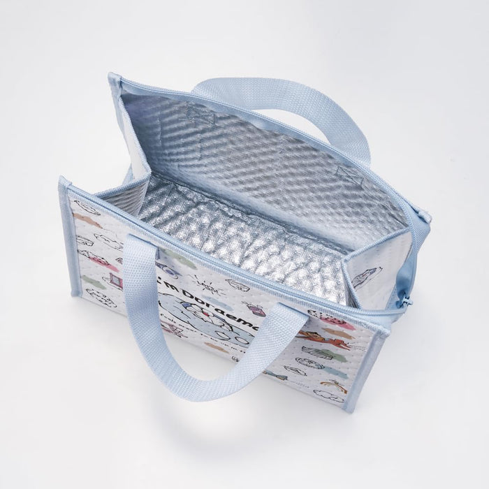 Skater Lunch Bag Non-Woven Cooler with Doraemon Sky Walk Design Sanrio