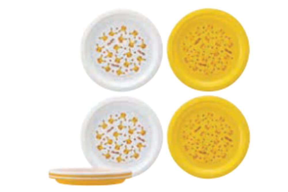 Skater Plates 21Cm Set of 4 Pikachu Pokemon Plastic Made in Japan-Kiichin - The #1 Place for Japanese Goods in Your Hand!