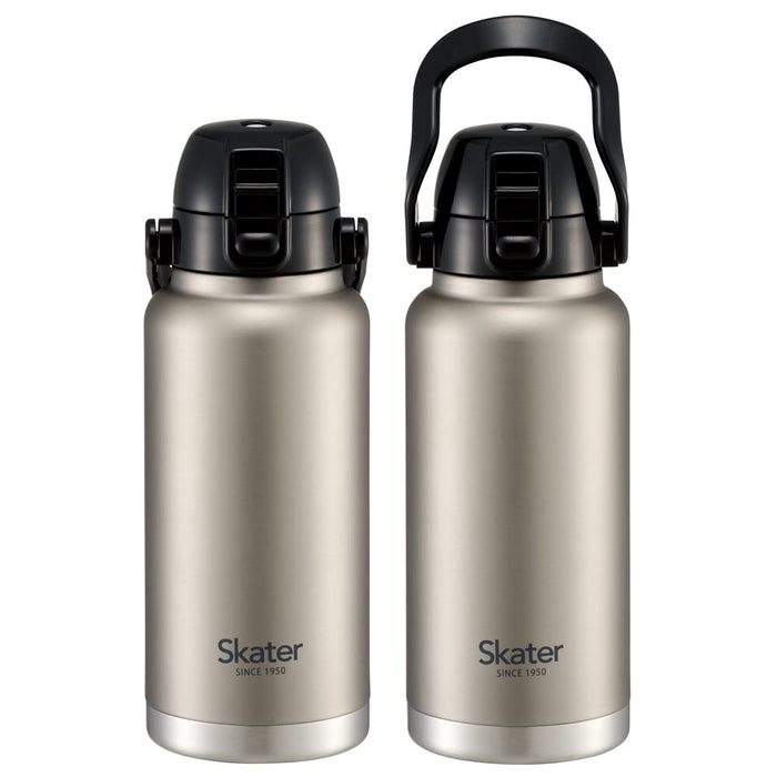 Skater 1000ml Stainless Steel Water Bottle with Handle Silver