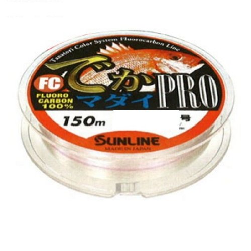 Sunline Fluorocarbon Line Deka Madai Pro 1.75 150M 7Lb Clear Pink-Kiichin - The #1 Place for Japanese Goods in Your Hand!