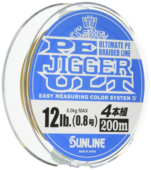 Sunline Pe Line Saltymate Jigger 600M 0.8 12Lb - Ult 4-Piece Set-Kiichin - The #1 Place for Japanese Goods in Your Hand!
