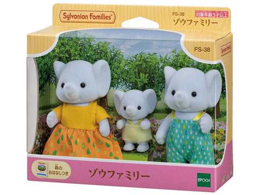 Epoch Sylvanian Families Elephant Family Toy Dollhouse FS-38 for Ages 3+-Kiichin - The #1 Place for Japanese Goods in Your Hand!