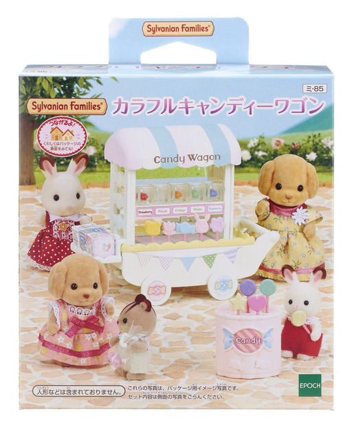 Epoch Sylvanian Families Colorful Candy Wagon Toy Dollhouse Mi-85 St Mark Suitable for Ages 3+-Kiichin - The #1 Place for Japanese Goods in Your Hand!
