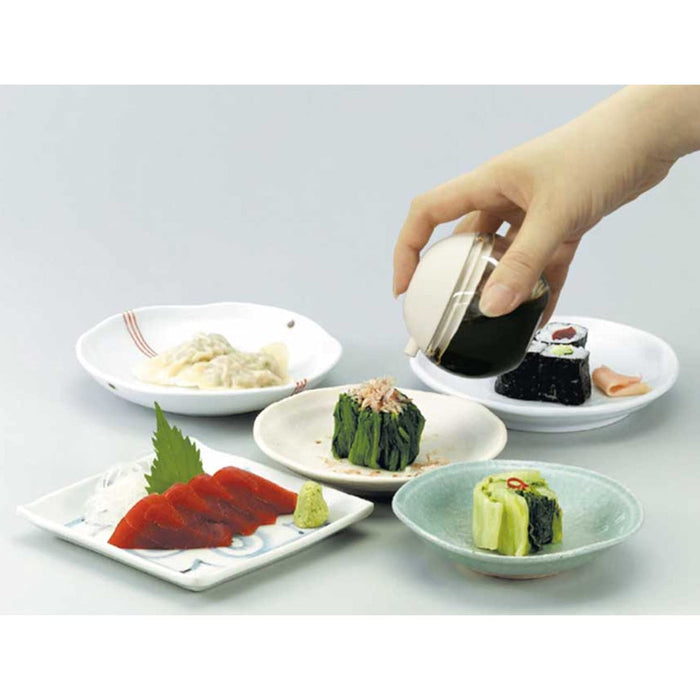 Daiwa Cocoro Pu-4 Soy Sauce Dispenser White 70ml for Vinegar and Sauces