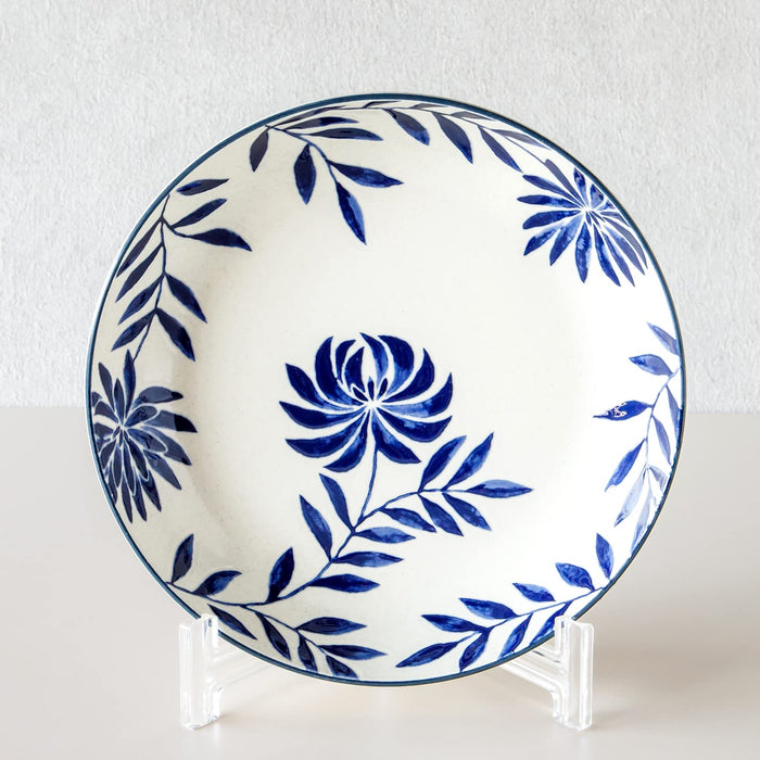 Tamaki Aica 20Cm Botanical Leaf Pasta Plate Microwave Safe Stylish Gift