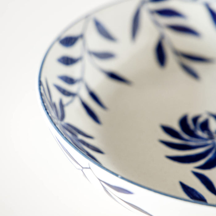 Tamaki Aica 20Cm Botanical Leaf Pasta Plate Microwave Safe Stylish Gift