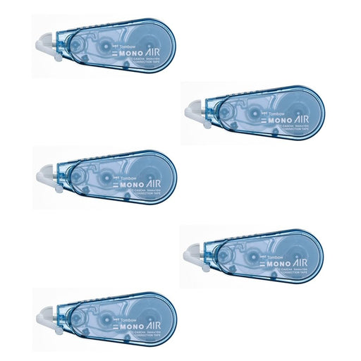 Tombow Mono Air Correction Tape 5mm Width Ash Blue Pack of 5 - Ct-Ca5C44-5P-Kiichin - The #1 Place for Japanese Goods in Your Hand!