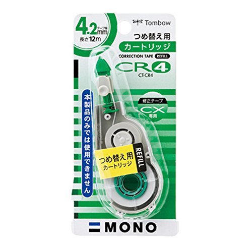 Tombow Mono Cx Correction Tape Cartridge Pack of 10 Pieces CT-CR4-10P-Kiichin - The #1 Place for Japanese Goods in Your Hand!
