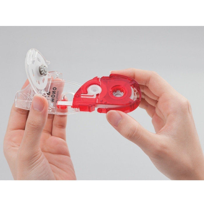 Tombow Mono YX Correction Tape Cartridge 5mm Width 12M Red Set of 10 Pieces-Kiichin - The #1 Place for Japanese Goods in Your Hand!