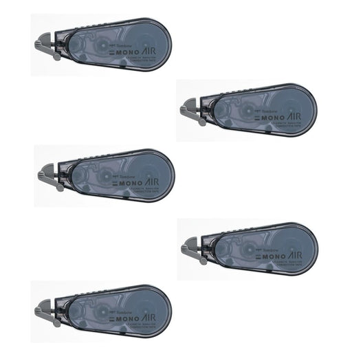 Tombow Mono Air Dark Gray Pencil Correction Tape 5mm Width 5 Pieces-Kiichin - The #1 Place for Japanese Goods in Your Hand!
