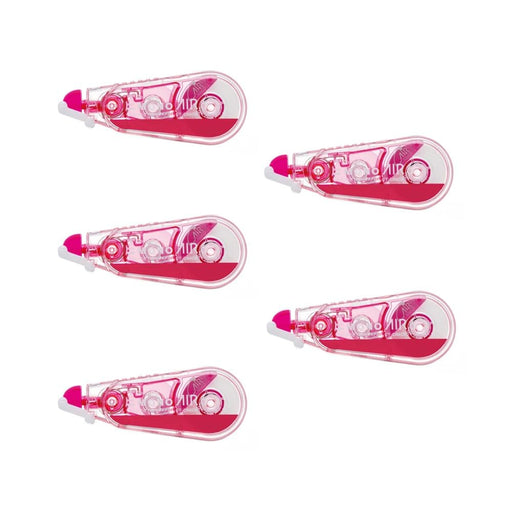Tombow Mono Air Correction Tape 6mm Pink Pack of 5 Pieces-Kiichin - The #1 Place for Japanese Goods in Your Hand!
