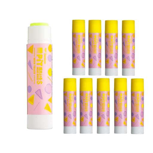 Tombow Neon Yellow Disappearing Color Pencil Glue Stick Limited Pink Edition 10 pack-Kiichin - The #1 Place for Japanese Goods in Your Hand!