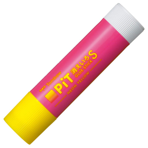 Tombow 10-Piece Neon Yellow and Pink Pencil Glue Stick Set Disappearing Color Pt-Tcy81-Kiichin - The #1 Place for Japanese Goods in Your Hand!