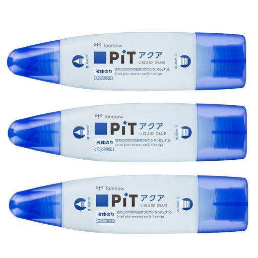Tombow Aqua Pit Liquid Pencil Glue Set of 3 Pieces HCA-311-Kiichin - The #1 Place for Japanese Goods in Your Hand!