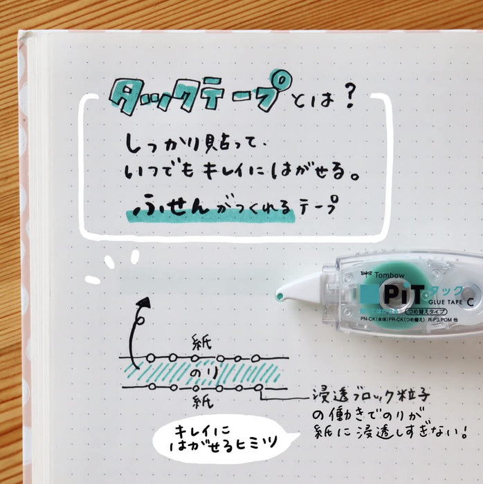 Tombow Pencil Tape Glue Pit Tack Advanced Pn-Ck Edition by Tombow-Kiichin - The #1 Place for Japanese Goods in Your Hand!