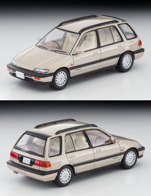 Tomica Limited Vintage Neo 1/64 Lv-N297A Honda Civic Shuttle 56I Beige 87-Kiichin - The #1 Place for Japanese Goods in Your Hand!