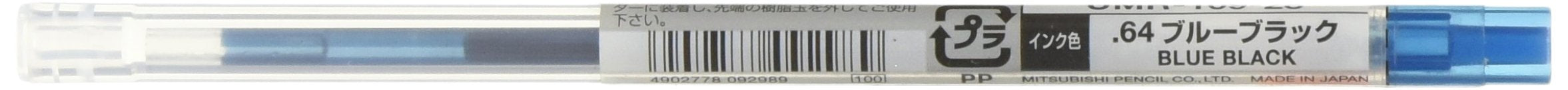Mitsubishi Pencil Uni Gel Ballpoint Pen Blue Black 0.28mm Refill Fit Style UMR10928.64-Kiichin - The #1 Place for Japanese Goods in Your Hand!