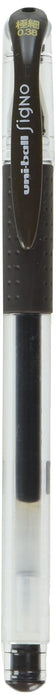 Mitsubishi Pencil Uni Ball Signo Extra Fine 0.38mm Gel Ballpoint Pen in Brown Black-Kiichin - The #1 Place for Japanese Goods in Your Hand!